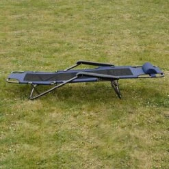 Ligstoel 180x60cm - Opvouwbaar Campingstoel Ligbed Strandstoel Tuinstoel Vouwligstoel Blauw -Buitenkampeer Winkel 1200x1200 526