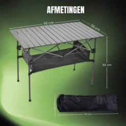 Campingtafel Inklapbaar En Opvouwbaar - Kampeertafel - Lichtgewicht Hittebestendig -Buitenkampeer Winkel 1200x1200 551