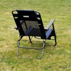 Ligstoel 155x60cm - Opvouwbaar Campingstoel Ligbed Strandstoel Tuinstoel Vouwligstoel Blauw -Buitenkampeer Winkel 1200x1200 627