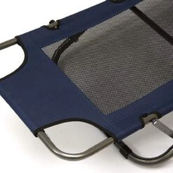 Ligstoel 155x60cm - Opvouwbaar Campingstoel Ligbed Strandstoel Tuinstoel Vouwligstoel Blauw -Buitenkampeer Winkel 1200x1200 632