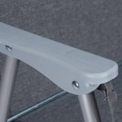 Relaxdays Strandstoel Opvouwbaar - Set Van 2 - Lage Campingstoel - Kampeerstoel Leuning - Grijs -Buitenkampeer Winkel 1200x1200 642