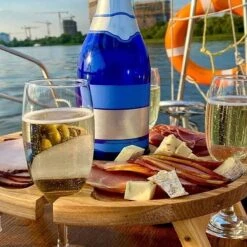 Merkloos Opvouwbare Draagbare Picknicktafel, Outdoor Opvouwbare Lichtgewicht Kampeertafel 30,5 Cm Kleine Houten Wijnpicknicktafel Voor Feest, Strand, Tuin, Camping, Barbecue, Reizen -Buitenkampeer Winkel 1200x1200 674