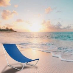 In Round Strandstoel Met Opbergtas – Opvouwbaar / Inklapbaar – Blauw – Campingstoel – Vouwstoel – Visstoel – Strand Stoel / Stoelen – Lichtgewicht Kampeerstoel – Beach Chair – Voor Volwassenen – Outdoor – Camping -Buitenkampeer Winkel 1200x1200 676