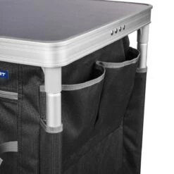 Campart Campingkeuken KI-0734 - Campingkast Groot - 4 Verstelbare Poten - Opvouwbaar En Lichtgewicht - Inclusief Opbergtas - Grijs -Buitenkampeer Winkel 1200x1200 679