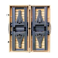 Merkloos Deuba Picknicktafel Campingtafel - Opvouwbaar Voor 4 Personen - Hout En Aluminium -Buitenkampeer Winkel 1200x1200 696