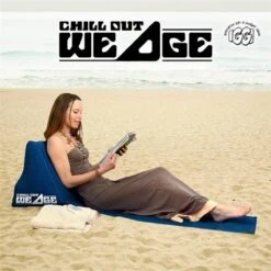 CKB LTD - Chill Out - Luchtbed - Campingstoel - Wedge Opblaasbare Ligstoel - Blauw Strandstoel 1 Persoons Volwassen Luchtbedden Kampeerstoel Vouwstoel Stoel Slaapmatje Slaapmatten Opvouwbaar Volwassenen Tuinstoel Opblaasstoel Kampeerstoelen Lucht -Buitenkampeer Winkel 1200x1200 740