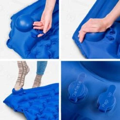 TRVLMORE Slaapmat - Zelfopblazend - 1 Persoons - Ingebouwde Pomp En Kussen - Blauw -Buitenkampeer Winkel 1200x1200 803