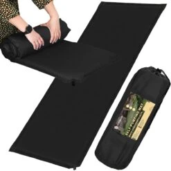 Springos Slaapmat | Zelfopblazend | 180 Cm | Inclusief Hoes | Zwart -Buitenkampeer Winkel 1200x1200 810