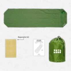 TRVLMORE Slaapmat - Zelfopblazend - 1 Persoons - Ingebouwde Pomp En Kussen - Groen -Buitenkampeer Winkel 1200x1200 817