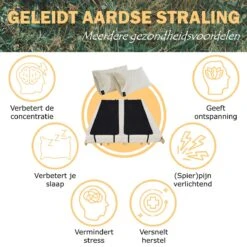 Earthle Volledige Earthing Tweepersoons Aardingsset - 2x Slaapmat + 2x Kussensloop - Aardingsmat - Aarden - Earthing Mat - Aarding - Grounding Mat - Kussensloop - Aardingskussensloop - Combo Deal -Buitenkampeer Winkel 1200x1200 841