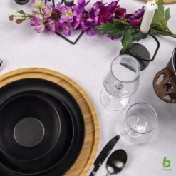 Bo-Camp Industrial - Bestekset - Ballona - 16-delig 4-Persoons - Zwart -Buitenkampeer Winkel 1200x1200 873