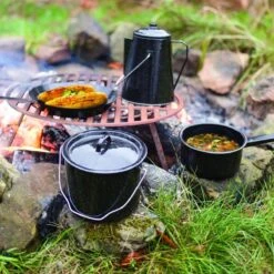 ESSCHERT DESIGN Pannenset Kampvuur - 4 Delig - Outdoor - Metaal -Buitenkampeer Winkel 1200x1200 905