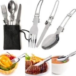 Camping Outdoor Kookset 13-delig Camping Servies En Pannen Pannenset Keukengerei - BPA-vrij & Geen Giftige Stoffen - Opvouwbaar & Licht - Ideaal Voor Reizen, Festival, Wandelen -Buitenkampeer Winkel 1200x1200 911