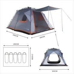 Where Tomorrow Gezinstent Met Zonnendak 300X395X200 Cm- Grijs - 5 Persoons 14 Where Tomorrow Gezinstent Met Zonnendak 300X395X200 Cm- Grijs - 5 Persoons -Buitenkampeer Winkel 1200x1200 93