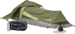 Where Tomorrow Solo Tent 220X80X50 Cm - Groen - 1 Persoons -Buitenkampeer Winkel 1200x544