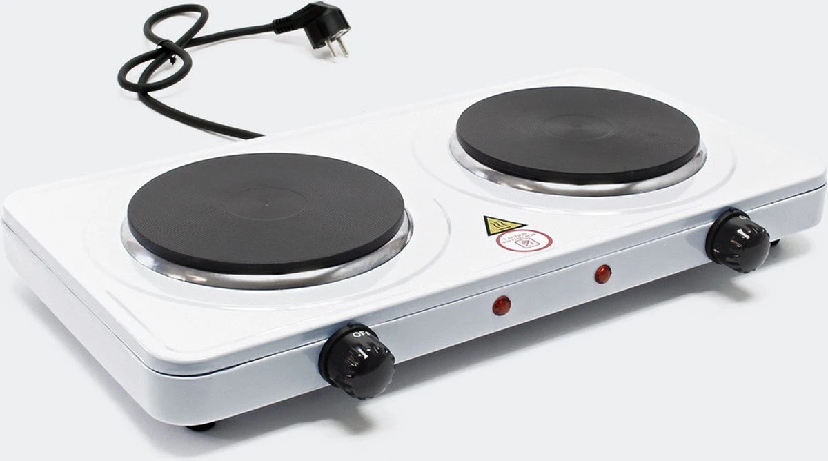 Dubbele Elektrische Kookplaat 2-Pits - Losse Camping Kookstel Fornuis - Kooktoestel Kampeer Kookstel 6 Dubbele Elektrische Kookplaat 2-Pits - Losse Camping Kookstel Fornuis - Kooktoestel Kampeer Kookstel - Afbeelding 4