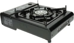 SMH LINE® Camping Kooktoestel - Draagbaar Gasfornuis - Incl. 10x Gasflessen En Koffer -Buitenkampeer Winkel 1200x698 2