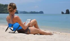 Y-ply Ruggensteuntje - Strandstoel - Opvouwbaar - Rood -Buitenkampeer Winkel 1200x707