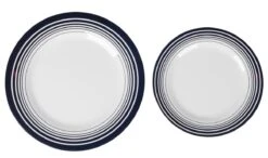 Bo-Camp - Servies - Classic - 16-Delig - Wit/Navy -Buitenkampeer Winkel 1200x710 5