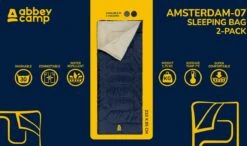 Abbey Camp Slaapzak Amsterdam - 2-pack - Dekenmodel - 210 X 85 Cm - Grijs 15 Abbey Camp Slaapzak Amsterdam - 2-pack - Dekenmodel - 210 X 85 Cm - Grijs -Buitenkampeer Winkel 1200x711 1
