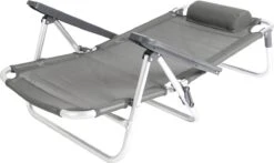 Bo-Camp Beach Chair - Monaco - Aluminium - Grijs -Buitenkampeer Winkel 1200x715 2