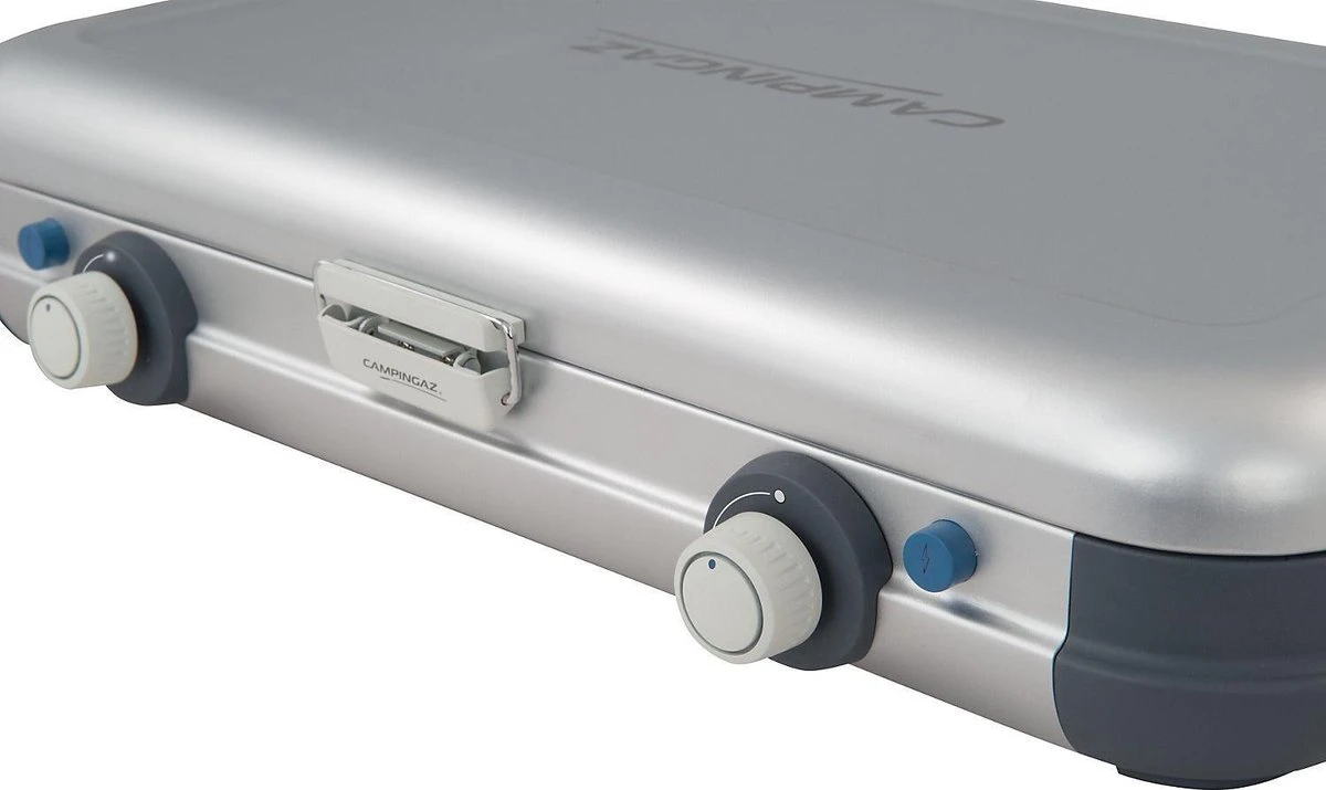Campingaz Camping Kitchen 2 CV PZ Camping Kooktoestel - 2-pits - 2x 2000 Watt - Piezo 8 Campingaz Camping Kitchen 2 CV PZ Camping Kooktoestel - 2-pits - 2x 2000 Watt - Piezo - Afbeelding 6