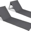 Set Van 2 Strandmatten Met Verstelbare Rugleuning - Gevuld Met Comfortschuim, Ultralicht En Opvouwbaar Om Ruimte Te Besparen – Grijs 2 Set Van 2 Strandmatten Met Verstelbare Rugleuning - Gevuld Met Comfortschuim, Ultralicht En Opvouwbaar Om Ruimte Te Besparen – Grijs -Buitenkampeer Winkel 1200x718 2