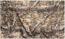 Natural Camouflage Net 3D Naturel Brown 1,50x4,00 Meter - Advanched Camouflage - 2-laags Met Binnennet En 3D Blaadjes Buitennet | Natuurlijke Kleuren | Polyester | Boomhut | Kind | Jacht | Buitenleven