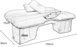 Merkloos Auto Reizen Opblaasbare Matras Luchtbed Camping Universele SUV Achterbank Couch (Grijs) -Buitenkampeer Winkel 1200x727 6