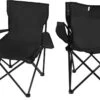 Campingstoel Vouwstoel Visstoel - Zwart - Draaggewicht 100kg -Buitenkampeer Winkel 1200x751 6