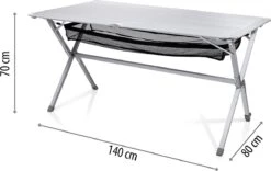 Campart Campingtafel XL TA-0806 - Opvouwbaar, Lichtgewicht En Met Verstelbare Poten - Kampeertafel Inklapbaar Inclusief Opbergtas - 140 X 80 X 70 Cm - Wit 27 Campart Campingtafel XL TA-0806 - Opvouwbaar, Lichtgewicht En Met Verstelbare Poten - Kampeertafel Inklapbaar Inclusief Opbergtas - 140 X 80 X 70 Cm - Wit -Buitenkampeer Winkel 1200x756 2