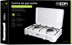EDM 2-Pits Gaskooktoestel - Camping - Wit - 46x30x12 Cm 8 EDM 2-Pits Gaskooktoestel - Camping - Wit - 46x30x12 Cm -Buitenkampeer Winkel 1200x761 2