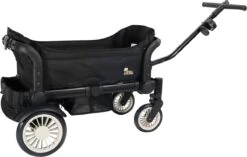 Deryan Luxe Sandy Bolderkar - Duo Buggy - Tandem Buggy - Opvouwbaar - Inklapbare Bolderwagen - Duo Kinderwagen - Zwart -Buitenkampeer Winkel 1200x761 4