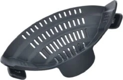 SensaHome- Siliconen Vergiet - Keuken Afgietdeksel - Afgiethulp - Siliconen - BPA Vrij - Grijs -Buitenkampeer Winkel 1200x782 7