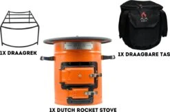 Dutch Rocket Stove - Rocket Stove - Kooktoestel Op Houtvuur - Met Draagtas - Dutch Oven -Buitenkampeer Winkel 1200x793 6