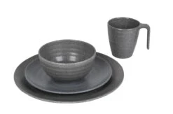 Bo-Camp Campingservies - 100% Melamine - 16-delig - Stone - Grijs -Buitenkampeer Winkel 1200x794 75