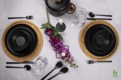 Bo-Camp Industrial - Servies - Orville - Campingbord - 16-delig - Mat Zwart -Buitenkampeer Winkel 1200x799 76