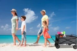 Hoogwaardige Bolderkar Opvouwbaar - Antraciet - Kinderen - Baby - Opslagkar - Bolderwagen - Tuinkar - Bolderkarren -Buitenkampeer Winkel 1200x800 273