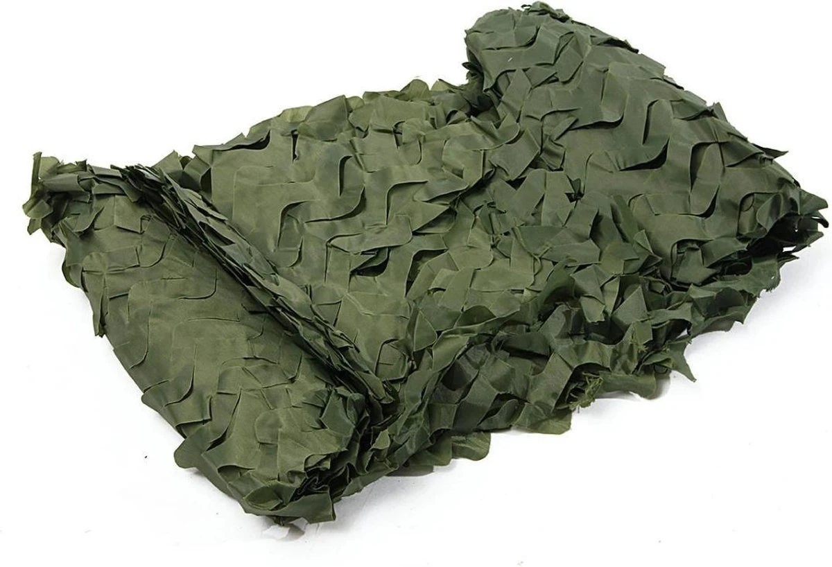 Camouflagenet 4x3 Meter Groen 4 Camouflagenet 4x3 Meter Groen - Afbeelding 2