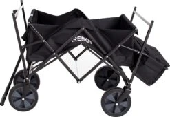 AREBOS Handwagen Vouwbare Dak Handwagen Vouwbare Trolley Uitrustingswagen Zwart -Buitenkampeer Winkel 1200x828 5