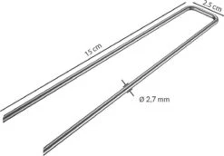 Gardebruk Haringen Set Van 100 Gegalvaniseerd Staal LxØ 150x2,7mm -Buitenkampeer Winkel 1200x835 5