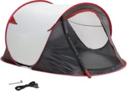 JEMIDI Tweepersoons Pop-up Tent - Opgooitent, Werptent Voor 2 Personen - Ideaal Als Festivaltent Of Kampeertent - Verschillende Kleuren -Buitenkampeer Winkel 1200x858