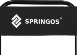 Springos Campingstoel | Kampeerstoel | Vouwstoel | Klapstoel | Zwart -Buitenkampeer Winkel 1200x860 1