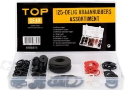 Topgear Kraanleer - Sanitair O - Ring Set - Assortimentbox - 125 Stuks
