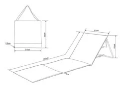 Intimo Strandmat - 2 Stuks - Grijs - 100x51x41cm 28 Intimo Strandmat - 2 Stuks - Grijs - 100x51x41cm -Buitenkampeer Winkel 1200x874 3
