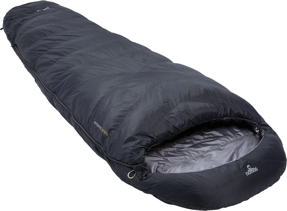 NOMAD® Taurus 400 Slaapzak | 210x80cm Grijs | Lichtgewicht & Kwalitatief | Slaapzak | Incl Hoes 10 NOMAD® Taurus 400 Slaapzak | 210x80cm Grijs | Lichtgewicht & Kwalitatief | Slaapzak | Incl Hoes - Afbeelding 8