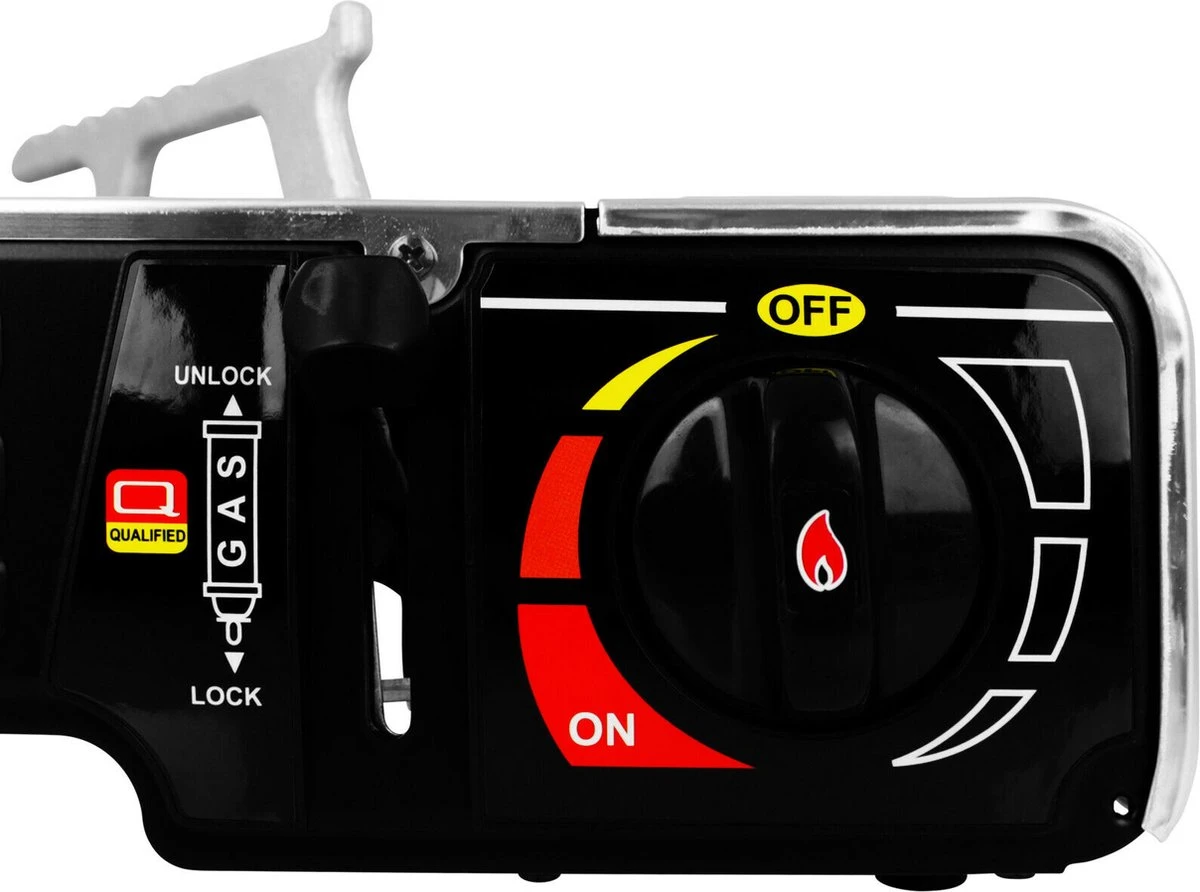 SMH LINE® Dubbele Camping Kooktoestel - 2 Pits - 2x 2500W - Incl. 8x Gasflessen 6 SMH LINE® Dubbele Camping Kooktoestel - 2 Pits - 2x 2500W - Incl. 8x Gasflessen - Afbeelding 4