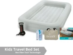 Intex Luchtbed - Kinder Reisbed - 1 Persoons - Slaapgedeelte: B71 X L132 X H10 - Met Reparatieset -Buitenkampeer Winkel 1200x903