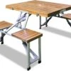 Merkloos Deuba Picknicktafel Campingtafel - Opvouwbaar Voor 4 Personen - Hout En Aluminium -Buitenkampeer Winkel 1200x904 1