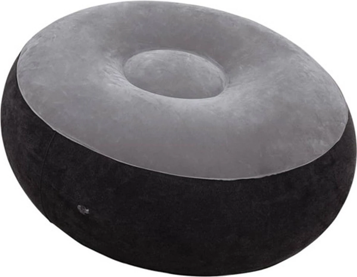 Intex Lounge Stoel - Ultra Lounge - Opblaasbaar - Grijs/zwart 7 Intex Lounge Stoel - Ultra Lounge - Opblaasbaar - Grijs/zwart - Afbeelding 5